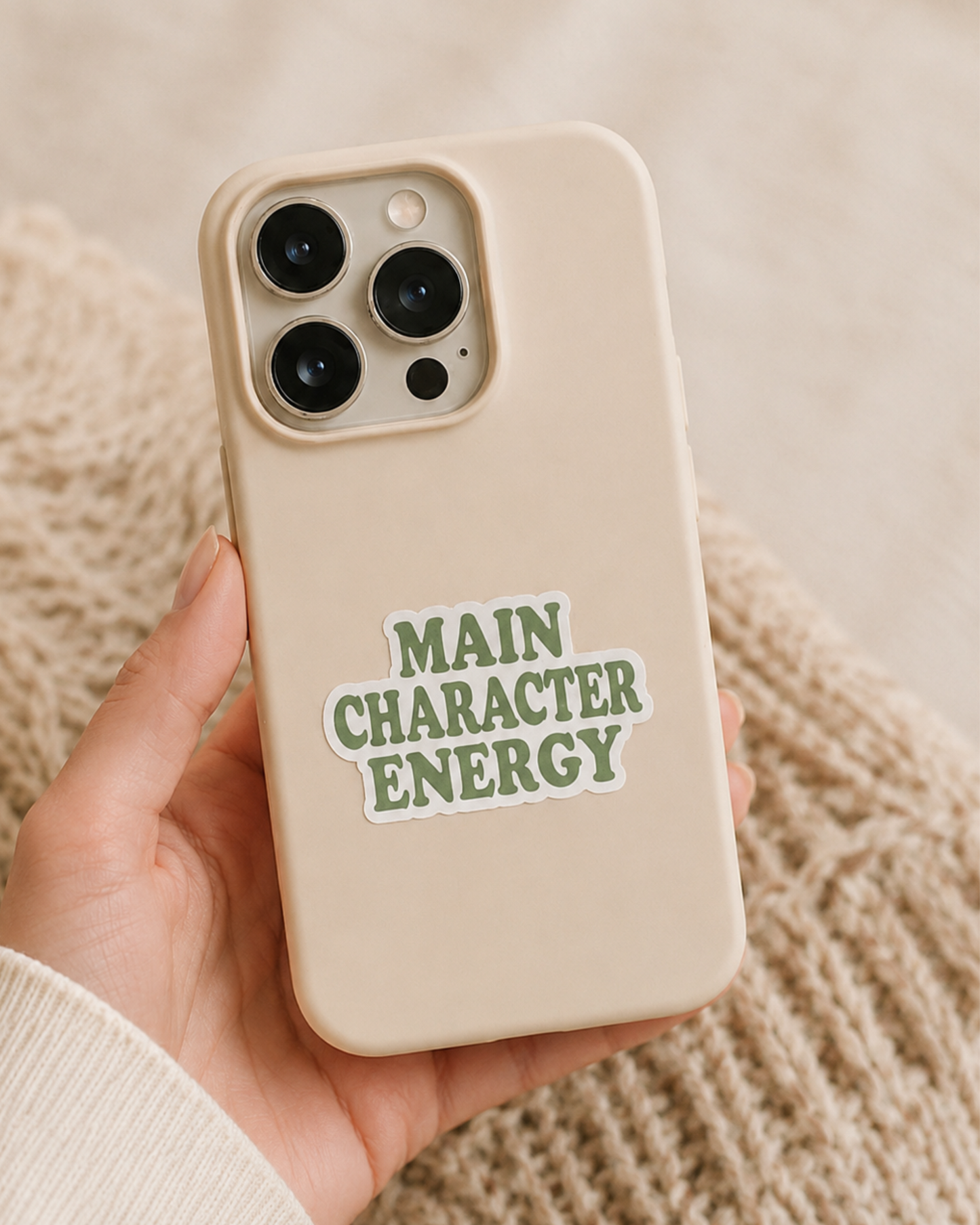 Main Character Energy Sticker