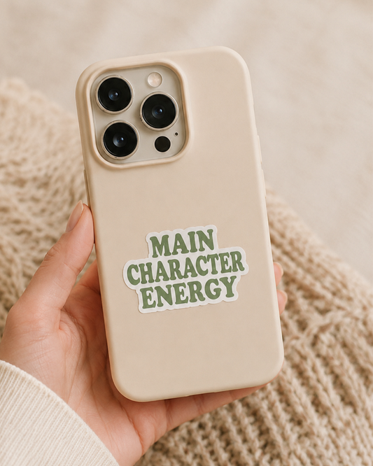 Main Character Energy Sticker