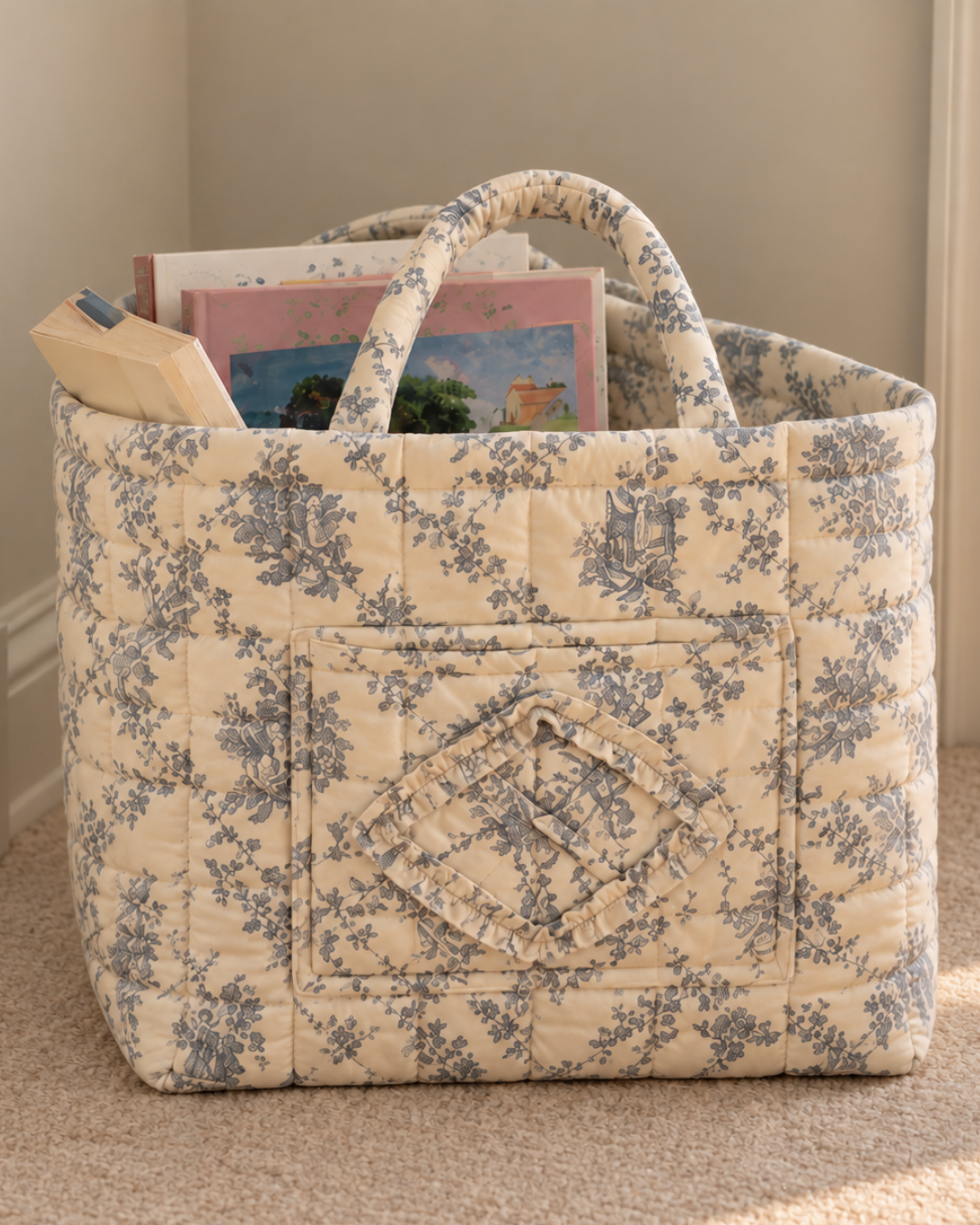 Soft Quilt Storage Basket