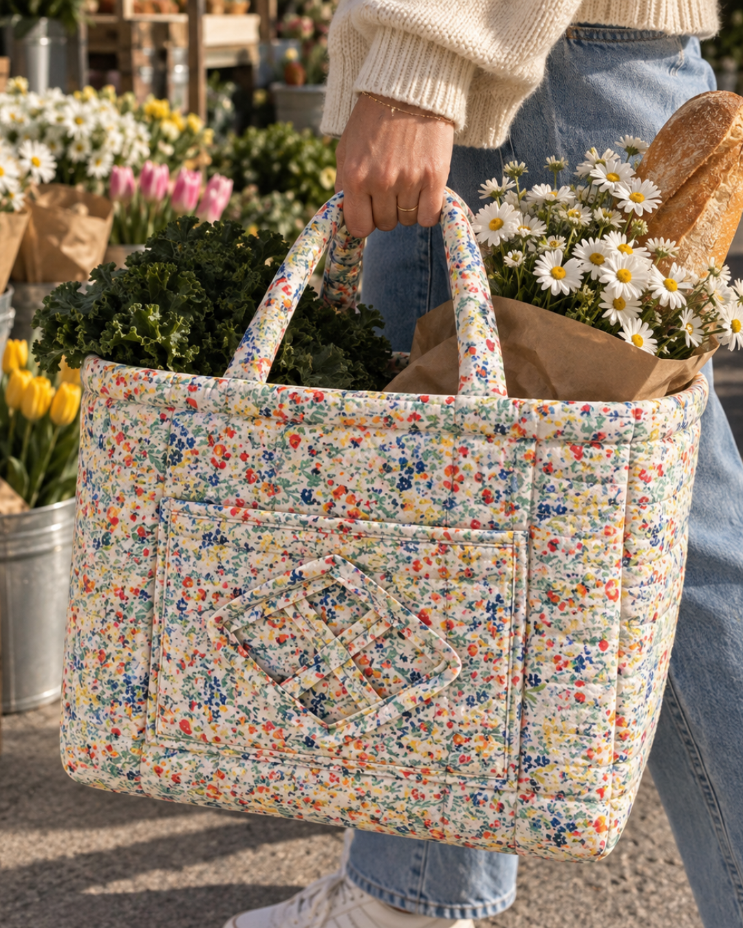 Soft Quilt Storage Basket