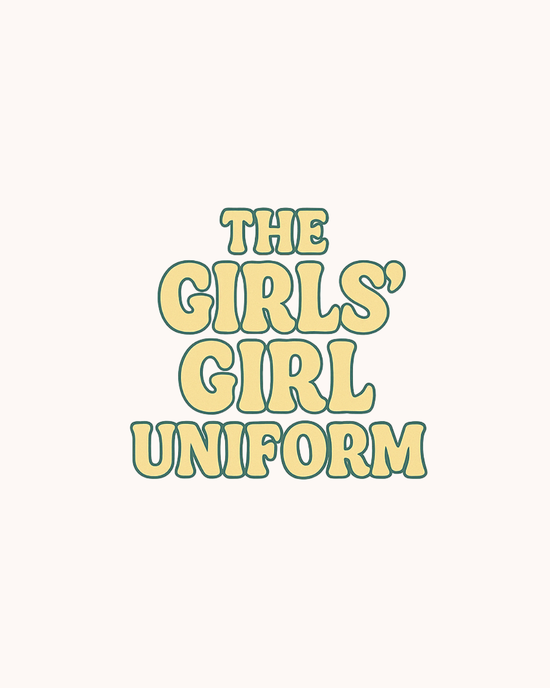 The Girls' Girl Uniform Sticker