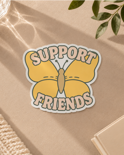 Support Friends Sticker