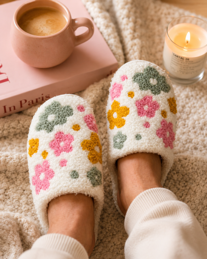 Floral Slippers